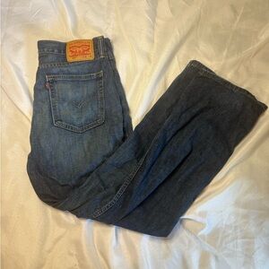 Levi's Men's Dark Blue 514 36x32 Jeans